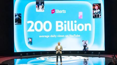 Le nombre de vues des YouTube Shorts a dépassé 200 milliards par jour