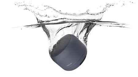 Enceinte sans fil portable Nokia 2 : enceinte sans fil compacte avec Bluetooth 5.1, port USB-C et protection IPX7 pour 55 €.