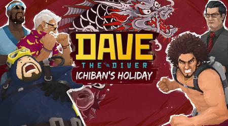 Les personnages de Yakuza ont rejoint Dave the Diver : le DLC Ichiban's Holiday est sorti