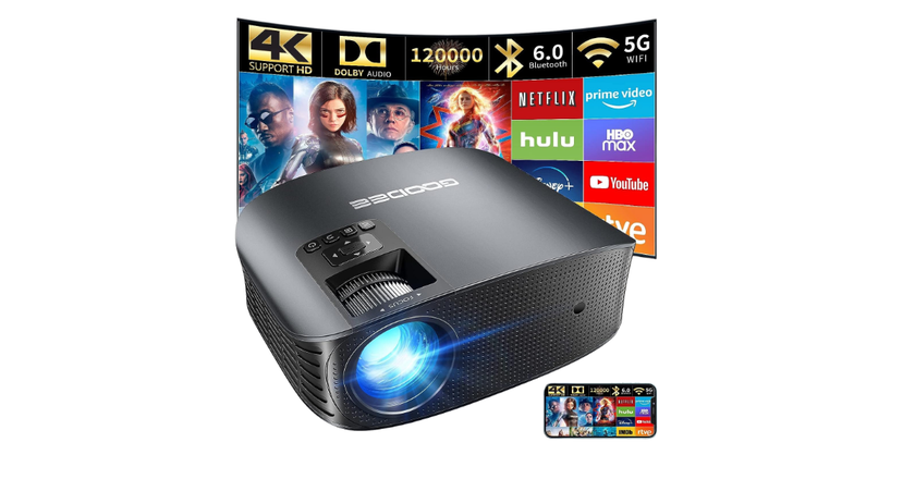 GooDee 4K meilleur projecteur roku