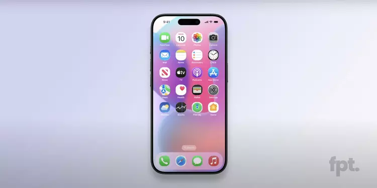 L'interface d'iOS 19 avec des icônes ...