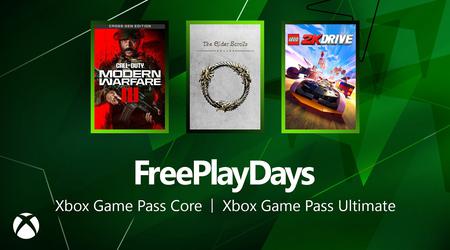 Call of Duty MW3, TES Online et LEGO 2k Drive sont disponibles pour les utilisateurs de l'écosystème Xbox dans le cadre des Free Play Days.