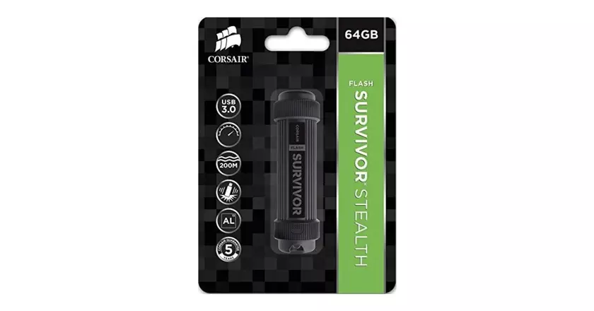 Corsair CMFSS3B-64GB Flash Survivor Stealth usb le plus rapide pour les djs