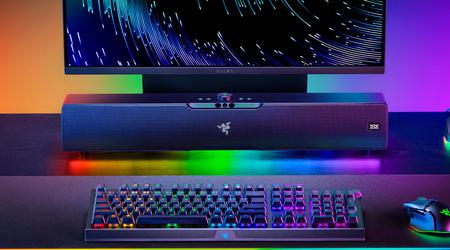 Razer Leviathan V2 Pro au CES 2023 : une barre de son avec éclairage RVB, caméra infrarouge et prise en charge de 3D Audio pour 399 $.