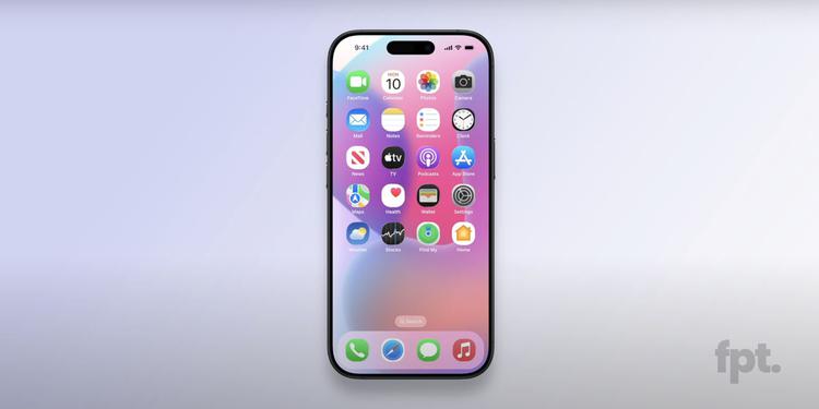 L'interface d'iOS 19 avec des icônes ...