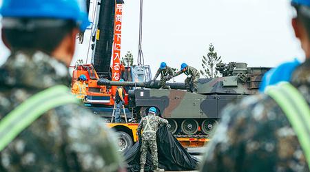 Taïwan commence à s'entraîner sur les chars américains M1A2T Abrams