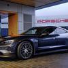 Bornes de recharge dans le Porsche Charging Lounge