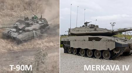 Les propagandistes russes ont tenté de faire passer la destruction de leur char T-90M Breakthrough en Ukraine pour la défaite d'un Merkava IV en Israël.