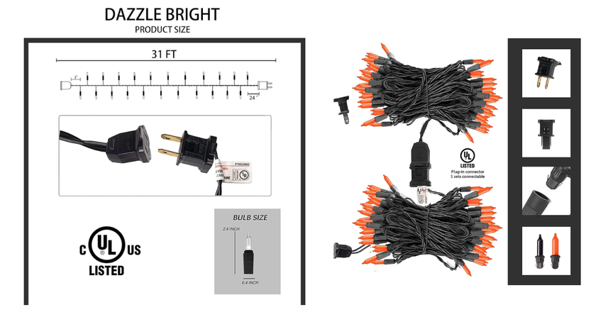 Dazzle Bright meilleures lumières pour halloween