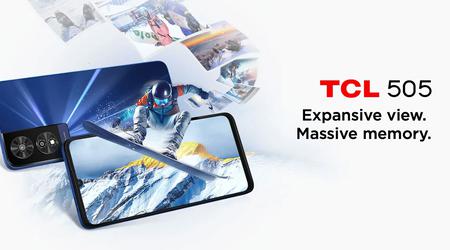 TCL 505 : smartphone économique avec écran 90Hz, puce MediaTek Helio G36 et batterie 5010mAh