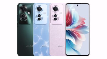 OPPO Reno 11 F : écran OLED 120Hz, puce MediaTek Dimensity 7050, appareil photo 64 MP et protection IP65 pour 305 dollars