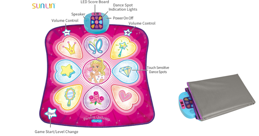 Rodzon Dance Mat meilleurs tapis de danse pour enfants