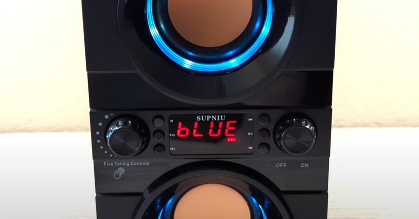SUPNIU 60W enceinte bluetooth avec radio am/fm