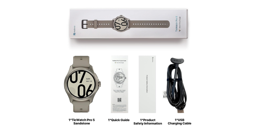 Mobvoi TicWatch Pro 5 meilleure montre compatible avec android