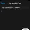 Image en miniature 1 : Note pour un message dans Threads