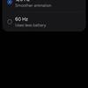 Une autre capture d'écran de Game Booster avec le Galaxy S25