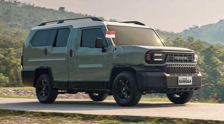 Le Toyota Hilux Champ a été transformé en un SUV à sept places.