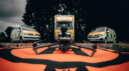 DJI Mavic 3T - Deux caméras, zoom 56x, caméra thermique et support RTK pour 4919 €.