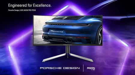 AGON PRO PD34 : un nouveau moniteur de jeu QD-OLED d'AOC et Porsche Design basé sur le design de la Porsche 911