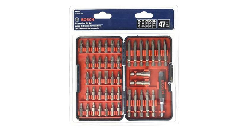 Bosch 47-Piece comparatif embouts de tournevis
