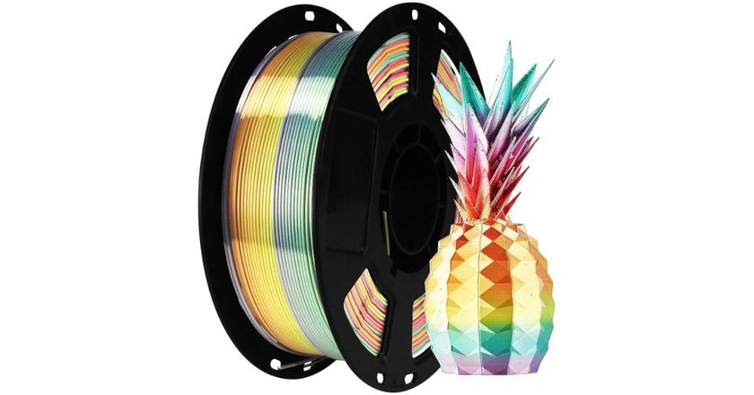 AMOLEN Silk Shiny Multi Color filament 3D pour modèles réduits