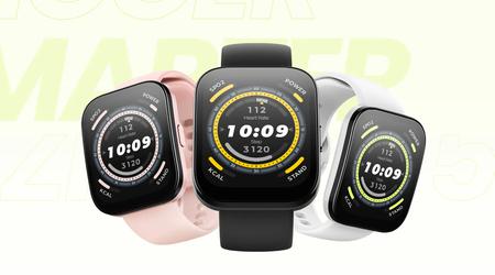 Amazfit Bip 5 : écran de 1,91 pouce, capteur BioTracker et jusqu'à 10 jours d'autonomie pour 89 dollars