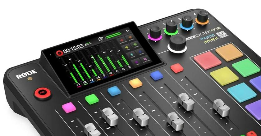 Table de mixage Rode pour podcast
