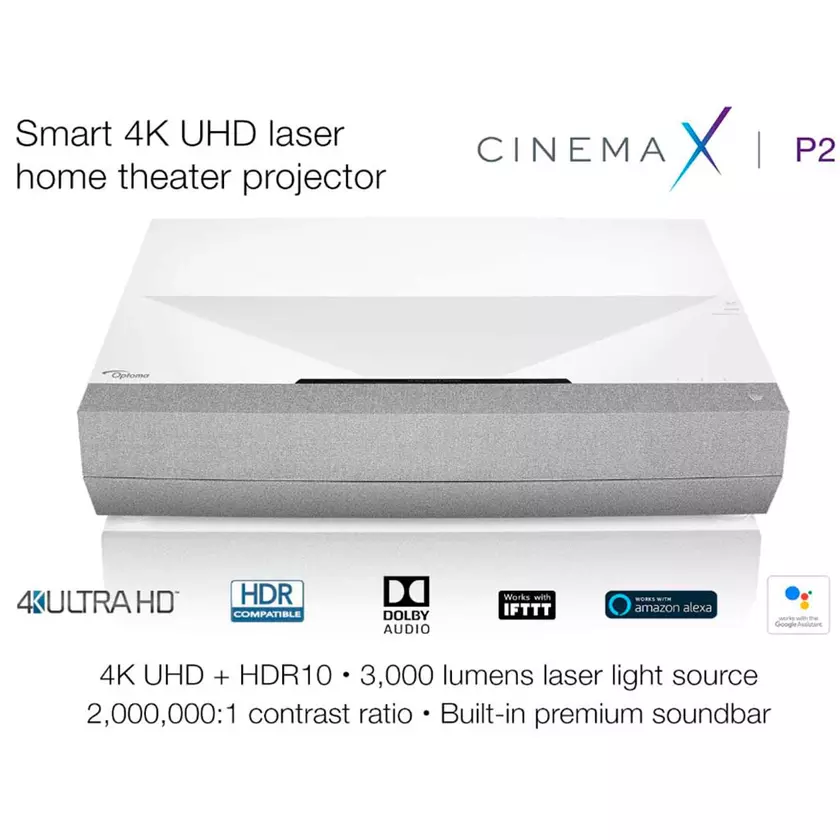 Projecteur Optoma CinemaX P2 DLP Meilleur projecteur Optoma