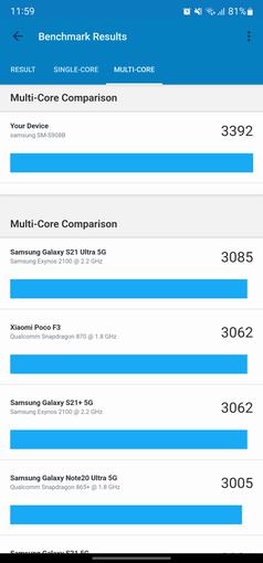 Test du Samsung Galaxy S22 Ultra : Une fusion de deux galaxies-85
