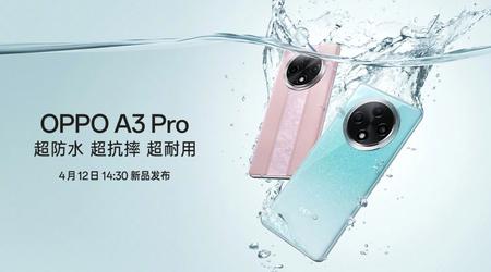 C'est officiel : L'OPPO A3 Pro fera ses débuts le 12 avril