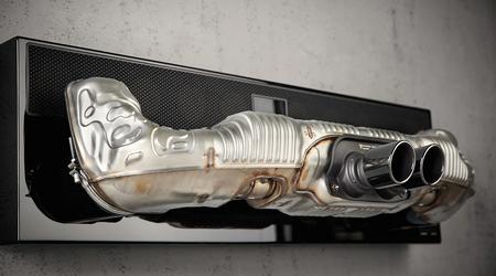 Porsche Design a fabriqué une enceinte musicale à partir d'un tuyau d'échappement de Porsche 992 GT3 et la vendra pour 12 000 $.