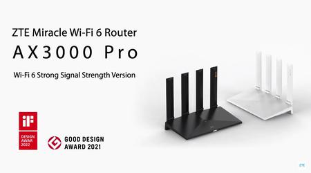 ZTE lance le routeur mondial AX3000 Pro avec Wi-Fi 6, NFC et puce Qualcomm pour 99 $.