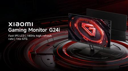 Xiaomi Gaming Monitor G24i : moniteur de jeu avec écran IPS 180Hz et support AMD FreeSync