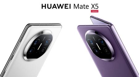Huawei Mate X5 - presque une copie du Mate X3 avec une puce Kirin 9000s, une plus grande batterie et le système d'exploitation HarmonyOS 4.0