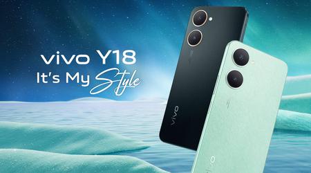 vivo Y18 : un smartphone avec un écran 90Hz, une résistance à l'eau IP54 et Android 14 pour 104 dollars