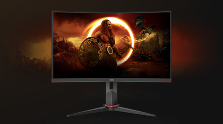 AOC AGON CG27G2S/BK : moniteur de jeu avec écran incurvé et taux de rafraîchissement de 165 Hz