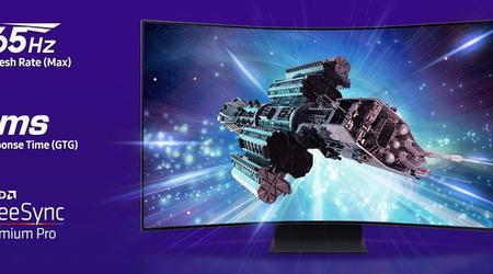 Samsung Odyssey Ark G97NC - moniteur de jeu incurvé avec résolution 4K UHD et fréquence d'images de 165 Hz