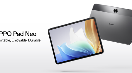 OPPO Pad Neo : écran 11 pouces 90Hz, puce MediaTek Helio G99 et batterie 8000mAh avec charge 33W pour 260$.