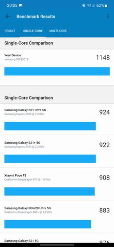 Test du Samsung Galaxy S22 et du Galaxy S22+ : produits phares universels-103