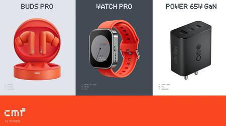 CMF Buds Pro, CMF Watch Pro et CMF Power 65W GaN ont fait leur entrée sur le marché mondial.