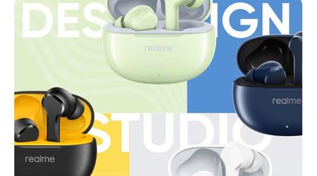 Realme Buds T110 : haut-parleurs de 10 mm, Bluetooth 5.4, protection IPX5 et jusqu'à 38 heures d'autonomie pour 18 $.