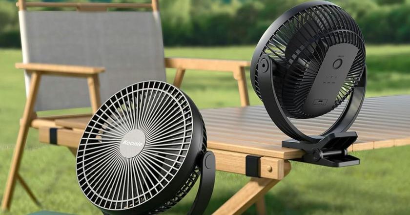 Ventilateur portable Koonie pour voiturette de golf