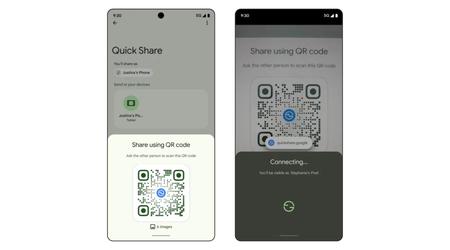 Google commence à déployer le partage de fichiers avec les codes QR dans Quick Share