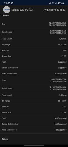 Test du Samsung Galaxy S22 et du Galaxy S22+ : produits phares universels-115