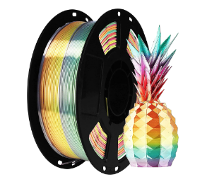 AMOLEN Filament de soie brillant multicolore