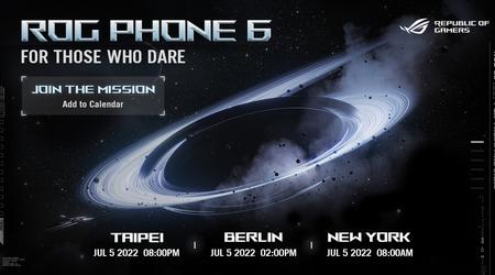 ASUS ROG Phone 6 sera lancé le 5 juillet