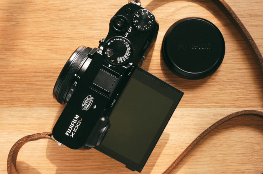 Fujifilm X100V appareil numérique style vintage