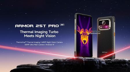 Ulefone lance l'Armor 25T Pro avec caméra thermique et batterie de 6500 mAh pour 275 €.