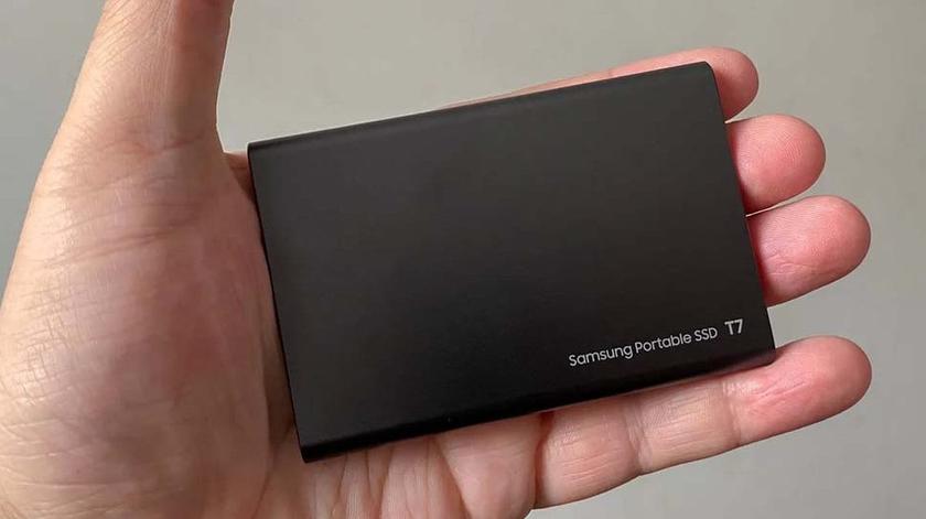 Samsung T7 ssd externe photographes