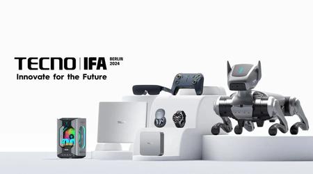 TECNO présente un chien robot, un jeu AR et d'autres nouveautés à l'IFA 2024